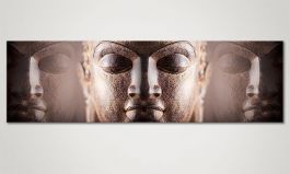 Das Buddha Wandbild 'Silence' 170x50cm