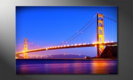 'Golden Gate' 120x80cm Wohnzimmer Bild