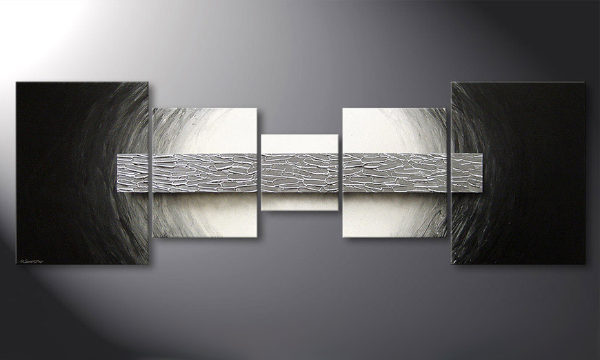Das moderne Bild Silver Bar 210x70x2cm