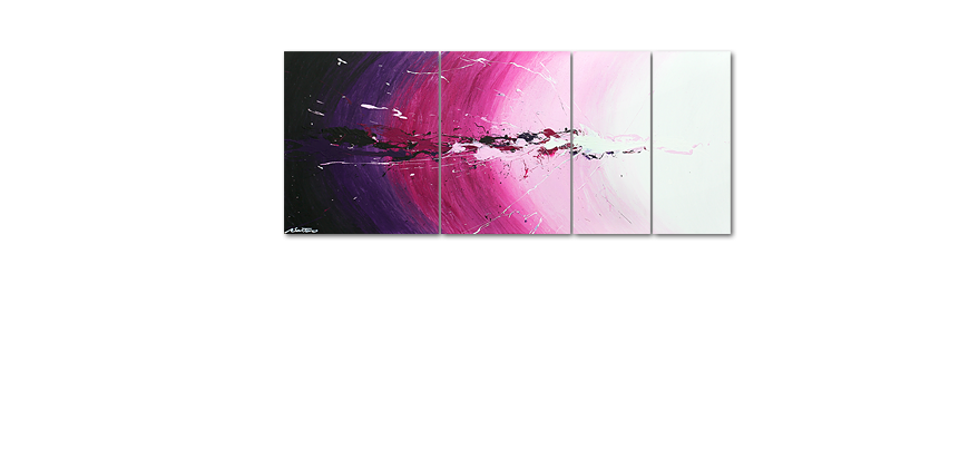 Das Wandbild Cosmic Splash in 170x70cm