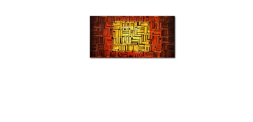 Unser Wandbild Fire Cubes in 120x60cm