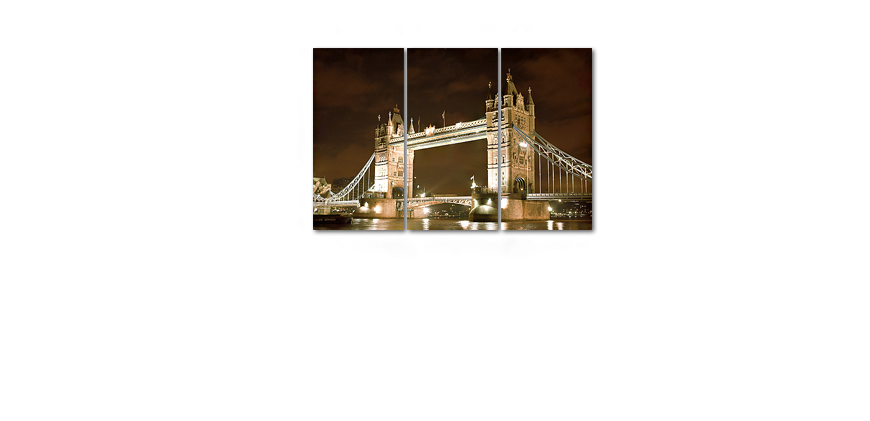 Das Leinwandbild Tower Bridge 120x80cm
