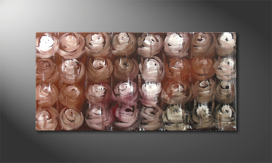 Roses of Memory 120x60x2cm Wandbild