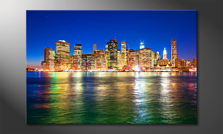 Das Leinwandbild Manhattan Metropolis