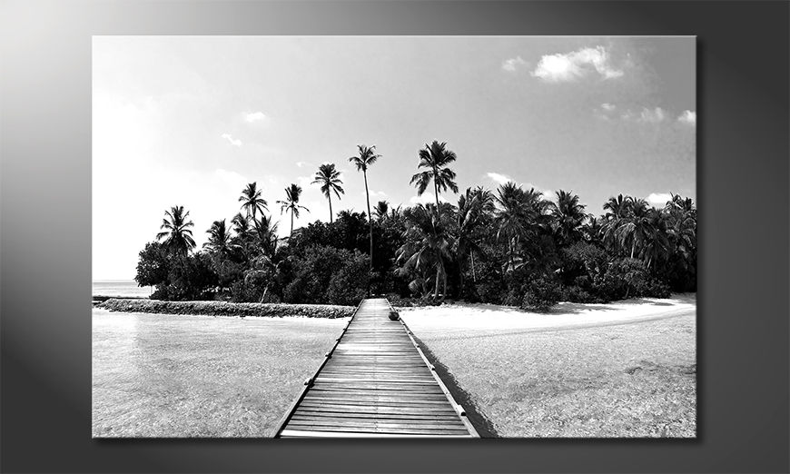 Das-Leinwandbild-Tropical-Maldives