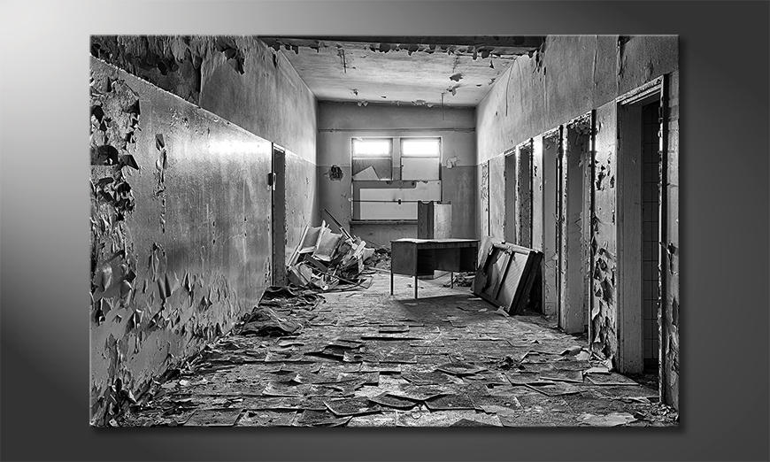 Das-Wandbild-Abandoned-Office
