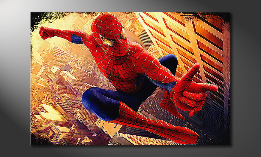 Das Wandbild Spiderman Moment