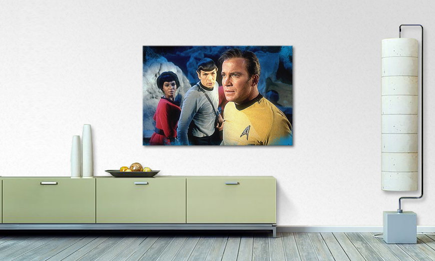 Das Wandbild Star Trek Enterprise 120x80cm