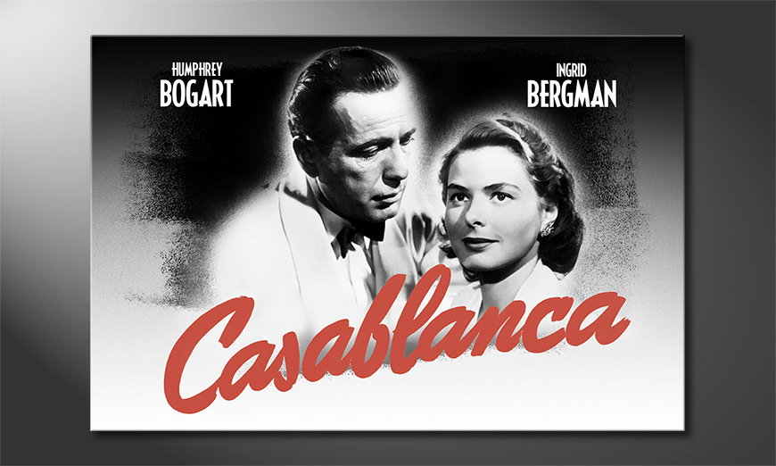 Das beliebte Wandbild Casablanca