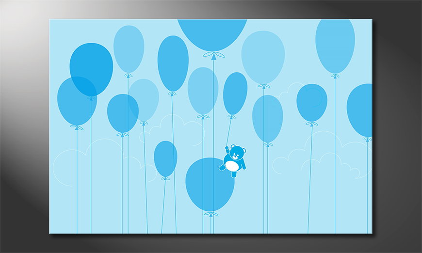 Das coole Wandbild Balloons