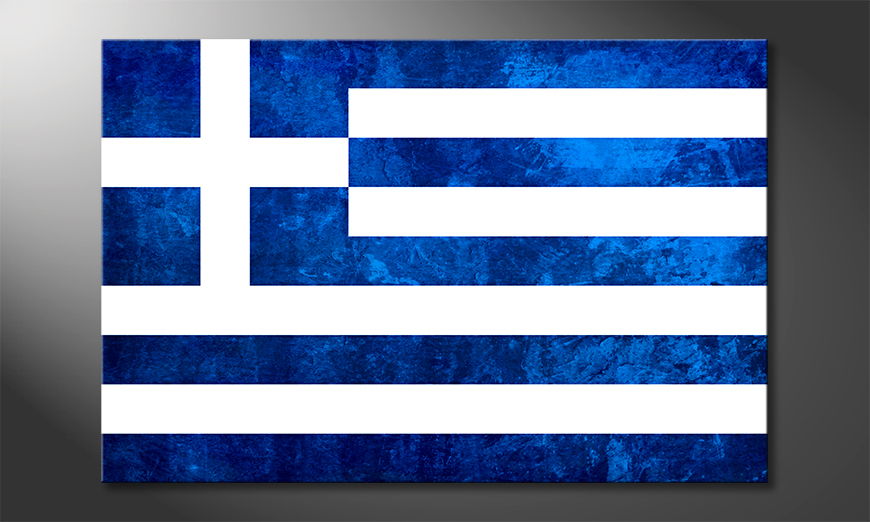 Das gedruckte Bild Griechenland