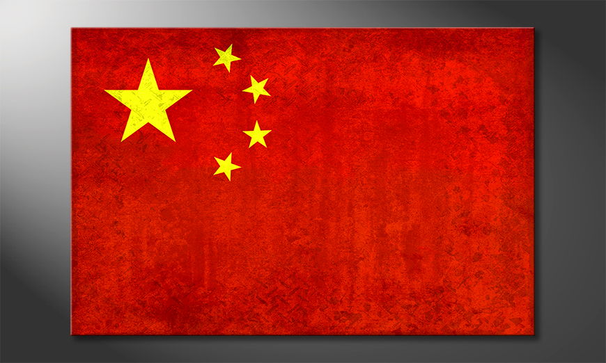 Das gedruckte Leinwandbild China
