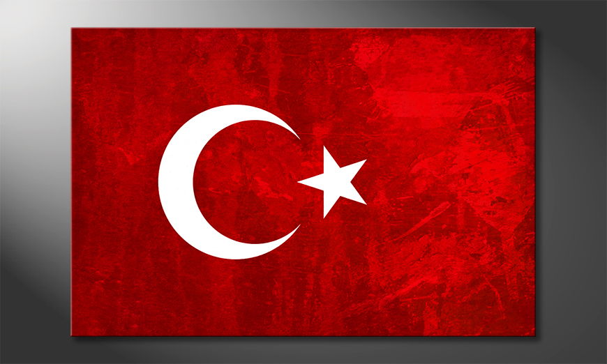 Das-gedruckte-Leinwandbild-Türkei