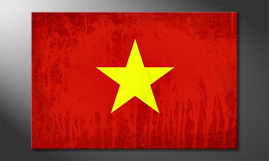 Das moderne Leinwandbild Vietnam