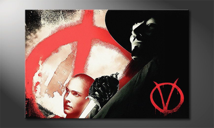 Das moderne Wandbild Vendetta