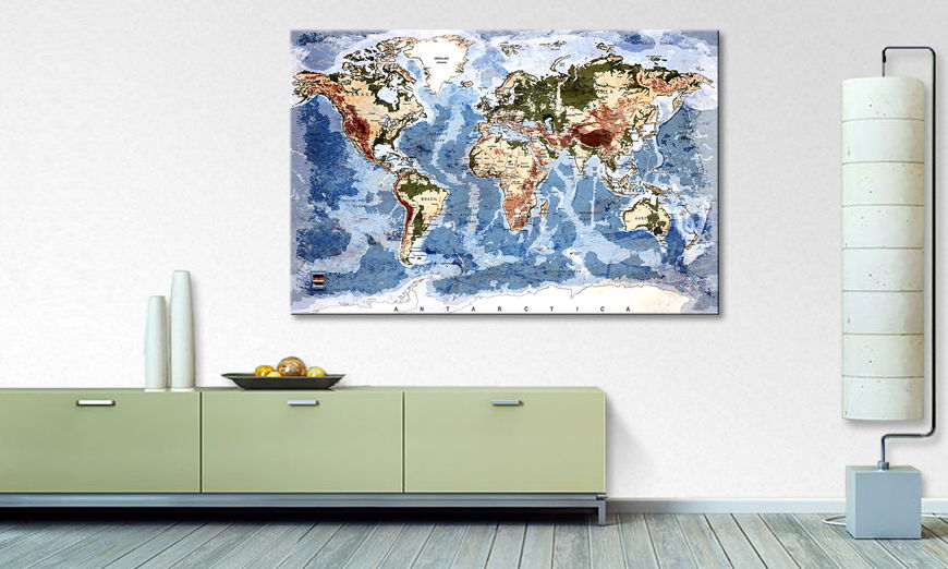 Die Weltkarte Oldworldmap in 6 Größen