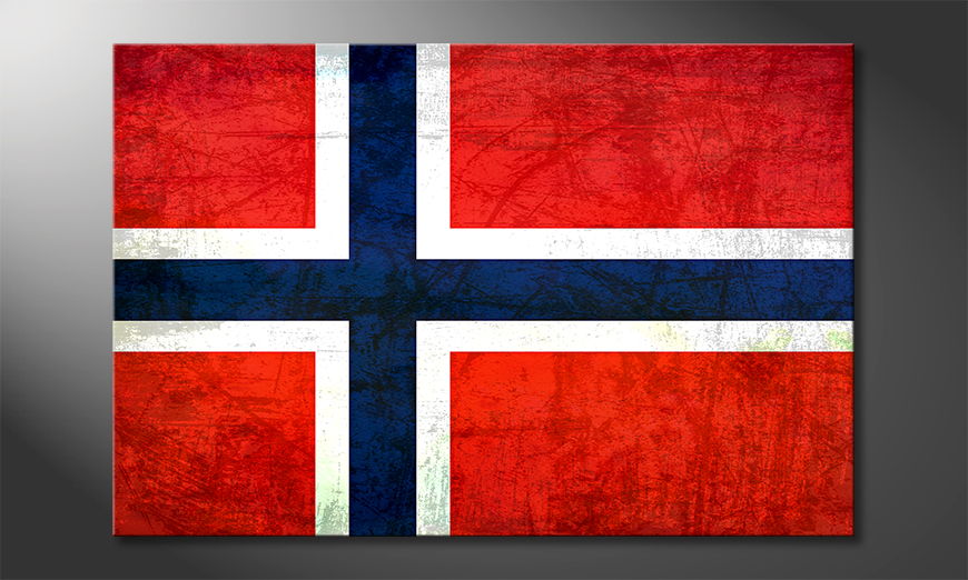 Hochwertiger Leinwanddruck: Norwegen