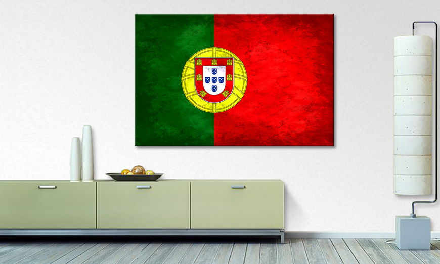 Landesflagge auf Leinwand Portugal