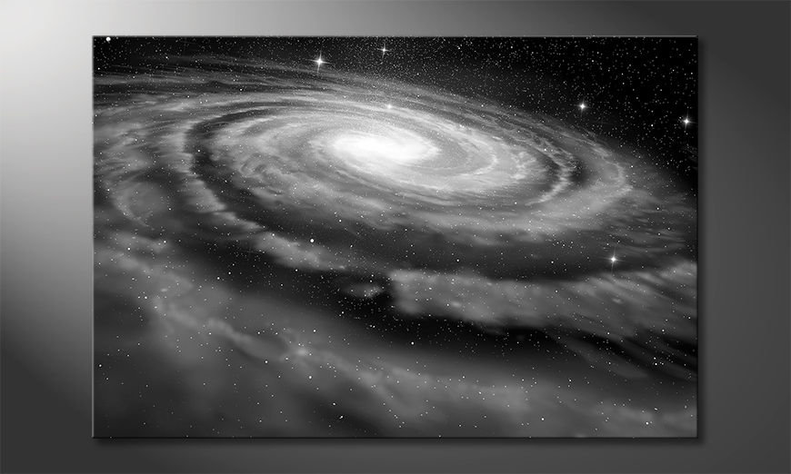 Moderne-Wanddekoration-Spiral-Galaxy