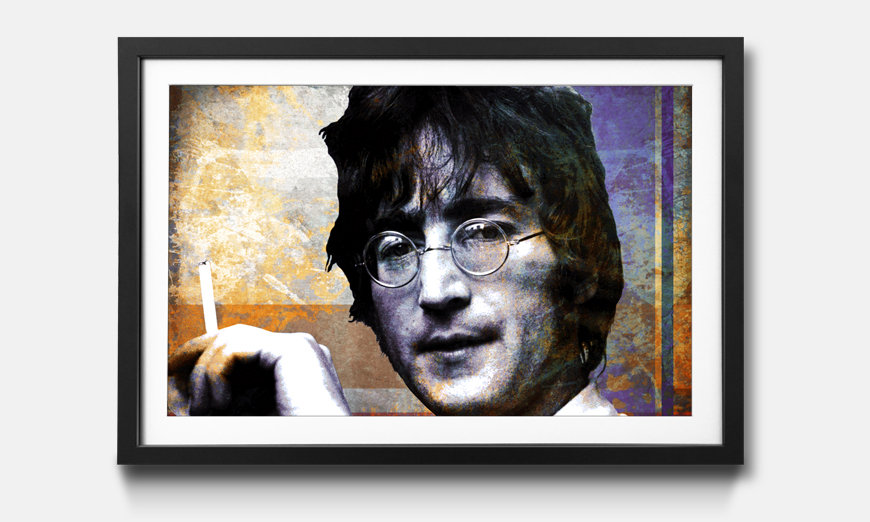 Das gerahmte Wandbild Lennon