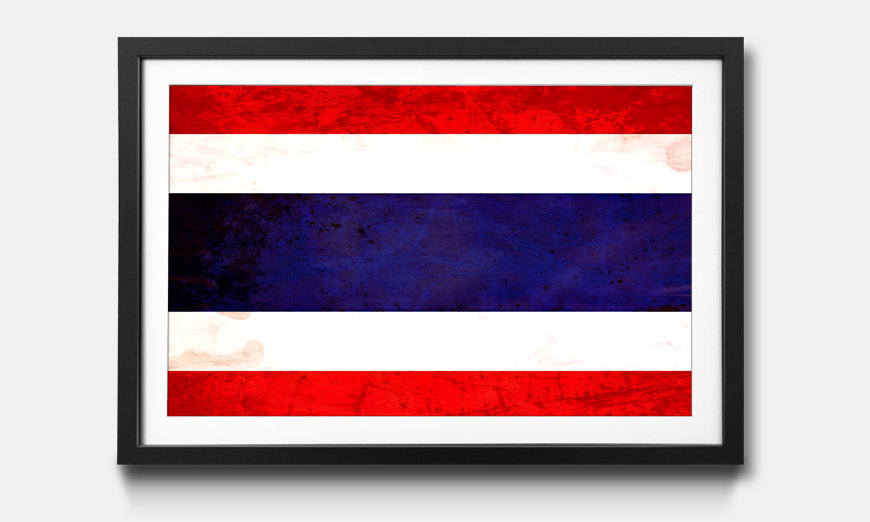 Kunstdruck gerahmt Thailand