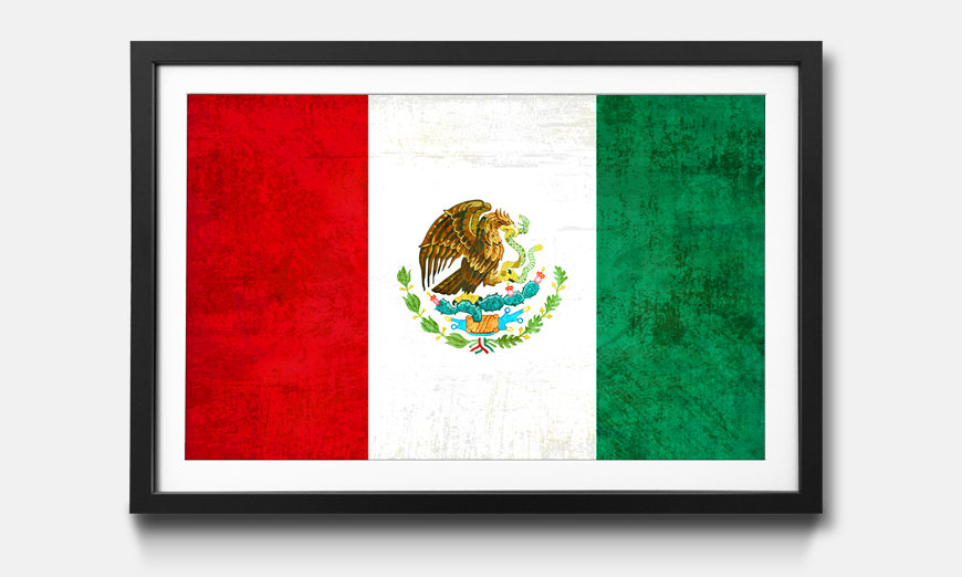 Wandbild gerahmt Mexiko