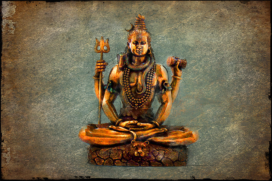 Die Vlies Foto Tapete Lord Shiva