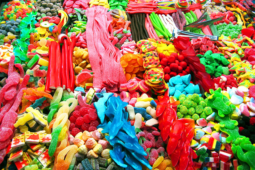 Die Vlies Foto Tapete Sweets