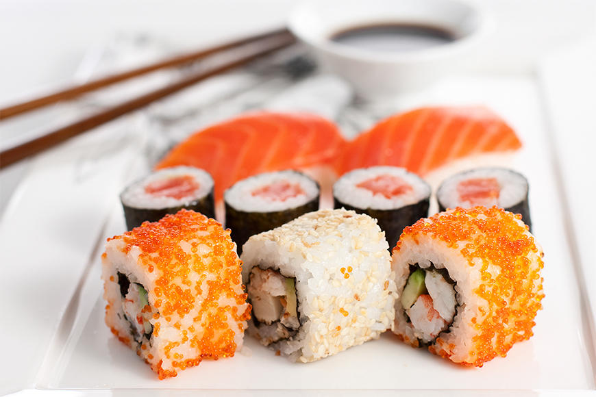 Die Vlies Fototapete Sushi