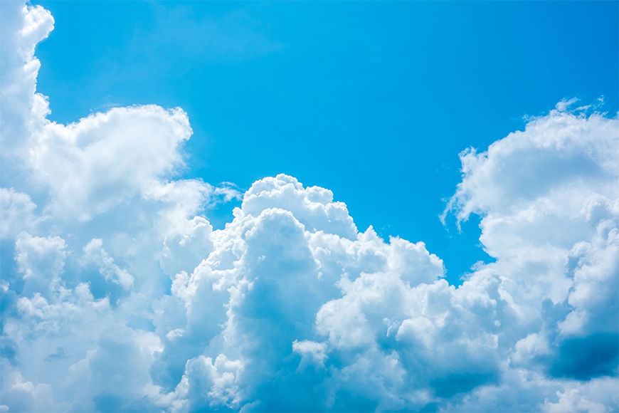 Vliestapete Verträumte Wolken in 6 Größen
