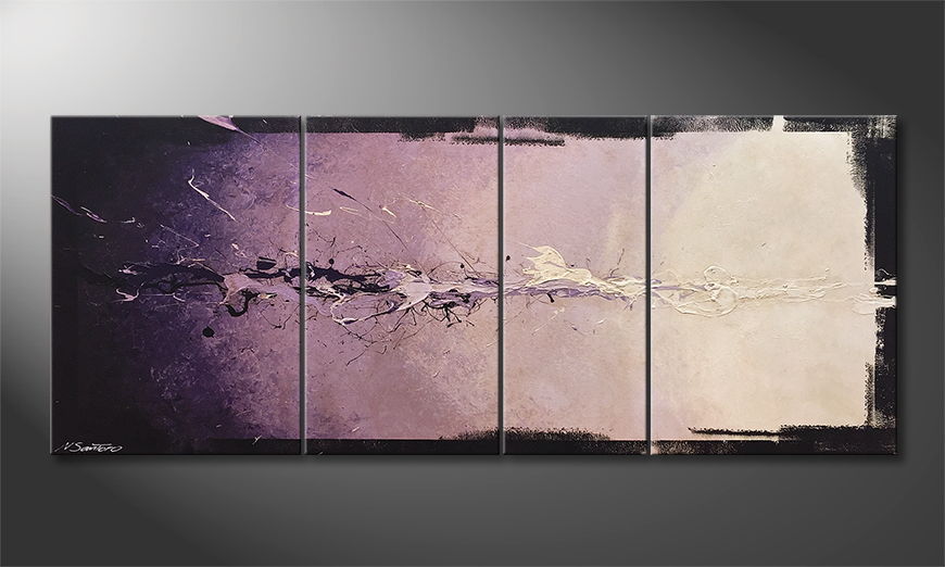 Das moderne Bild Purple Dream 180x70cm