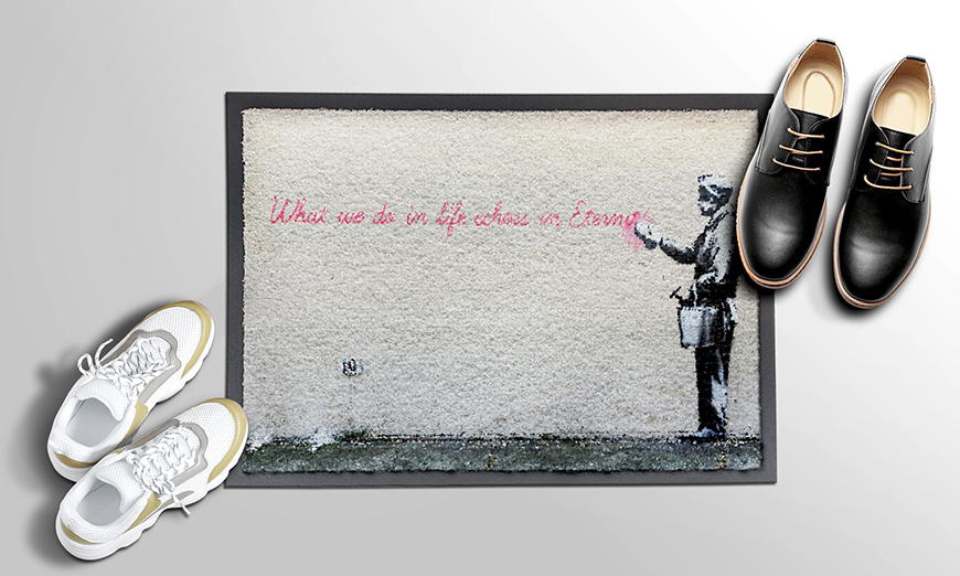 Robuste Fußmatte Banksy No 17 